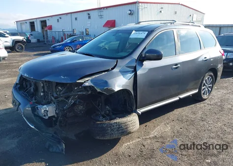 2013 Nissan Pathfinder Sv из США, поврежденный, VIN 5N1AR2MM7DC622288